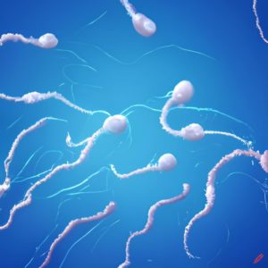 Artificial Intelligence Art by GetFreeSperm.com for the topic of Sperm