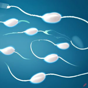Artificial Intelligence Art by GetFreeSperm.com for the topic of Sperm