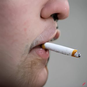 Artificial Intelligence Art by GetFreeSperm.com for the topic of Smoking